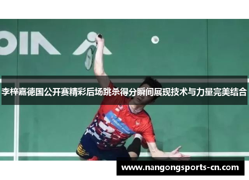 李梓嘉德国公开赛精彩后场跳杀得分瞬间展现技术与力量完美结合